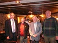 John Dorsett, Brian Buckland, Graham Warner, & Jim Glennie at the May 11th 2010 Club Lotus Avon meeting